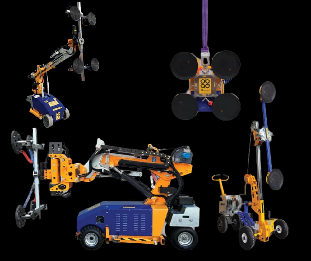 Glass lifting equipment built for professionals